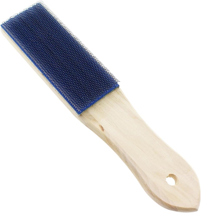 RLECS File Brush 210x40mm Metal Cleaning Brush Suitable for Woodworking Tool Maintenance and Automotive Repair Shop - Image 1